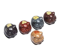 Five Blessing Pigs Teapet Set - Clay Fortune Collection