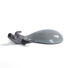 Lazy Ox Tea Companion - Purple Clay & Crackle Glaze Tea Pet