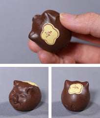 Five Blessing Pigs Teapet Set - Clay Fortune Collection