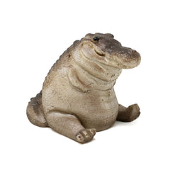 Small Crocodile Tea Companion - Resin Figurine for Tea Ceremony