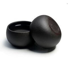Black Jingang Zisha Tea Cups - 2pc 50ml Gongfu Set