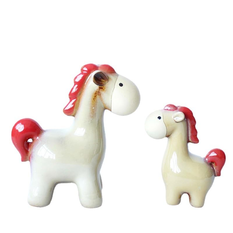 Floating Ceramic Tea Pets - 2pc Handmade Gongfu Tea Companions