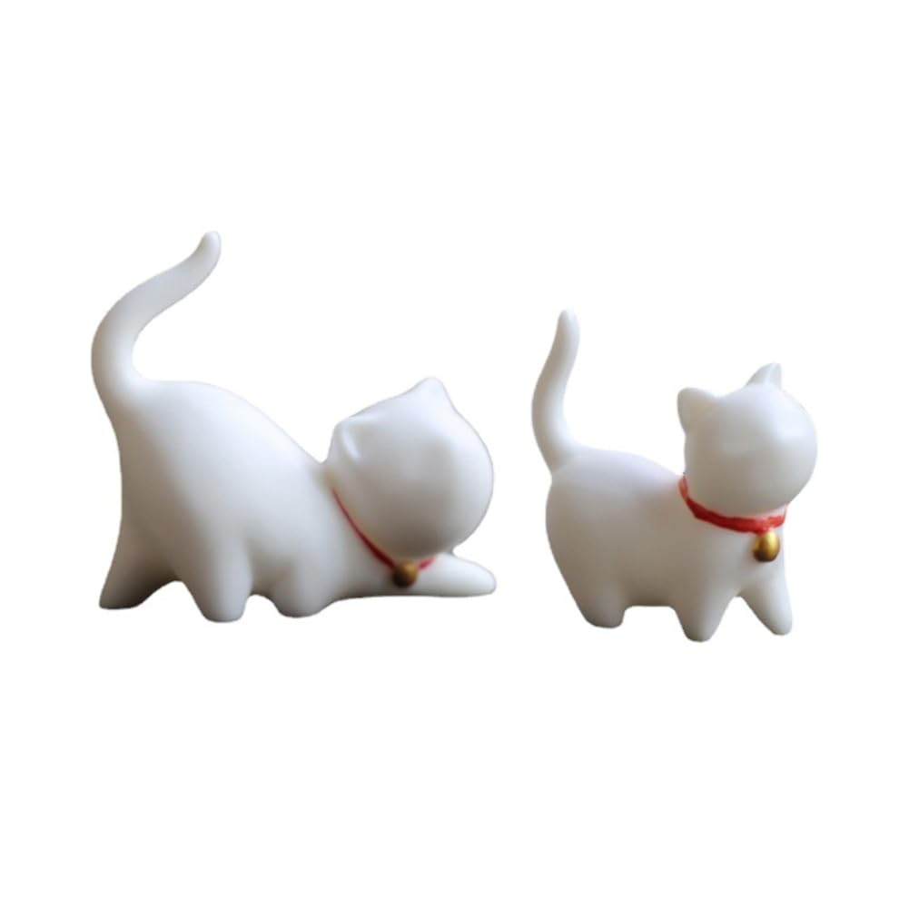 Floating Ceramic Tea Pets - 2pc Handmade Gongfu Tea Companions