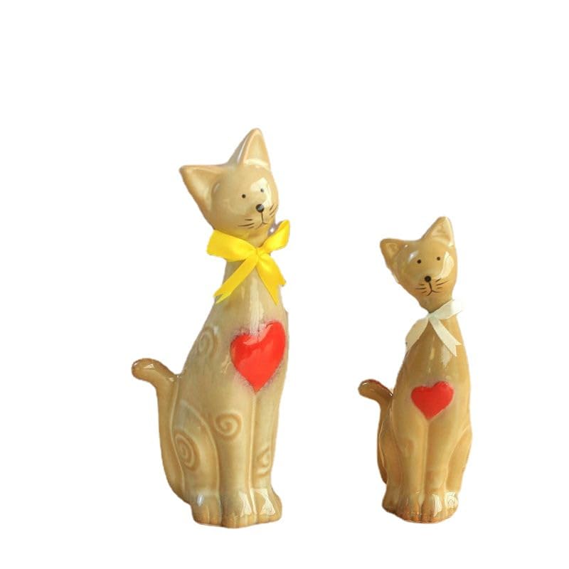 Floating Ceramic Tea Pets - 2pc Handmade Gongfu Tea Companions