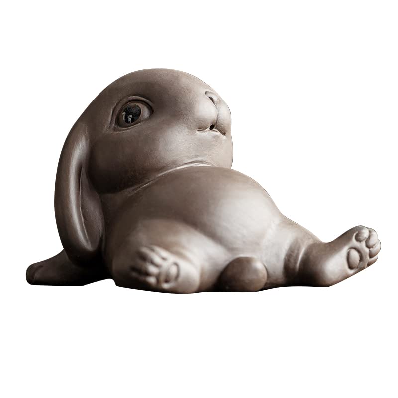 Small Rabbit Tea Companion - Ceramic Zisha Tea Pet for Tea Tray