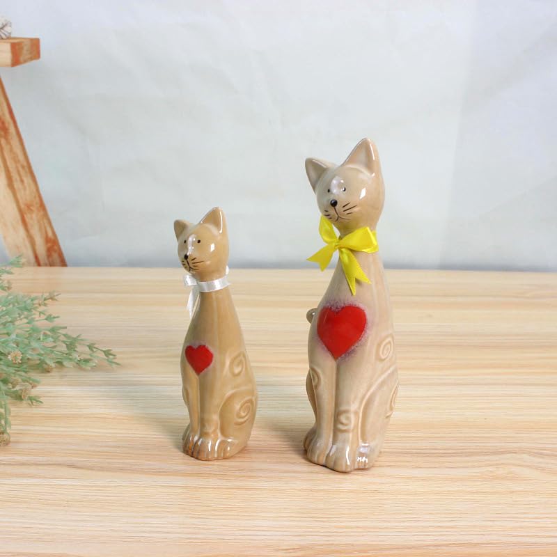 Floating Ceramic Tea Pets - 2pc Handmade Gongfu Tea Companions