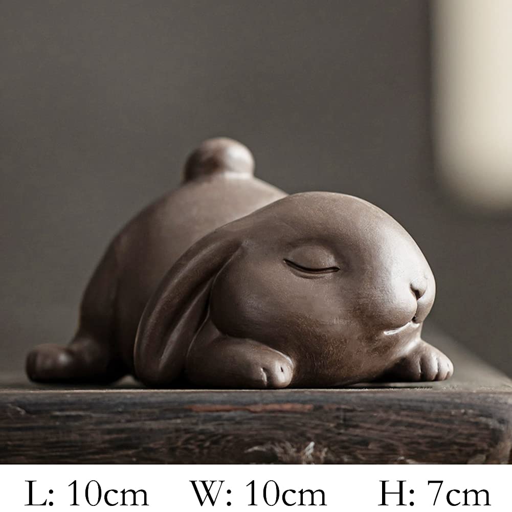 Small Rabbit Tea Companion - Ceramic Zisha Tea Pet for Tea Tray