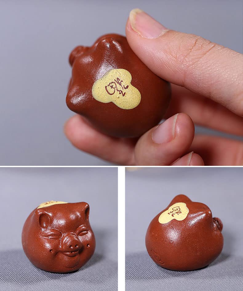 Five Blessing Pigs Teapet Set - Clay Fortune Collection