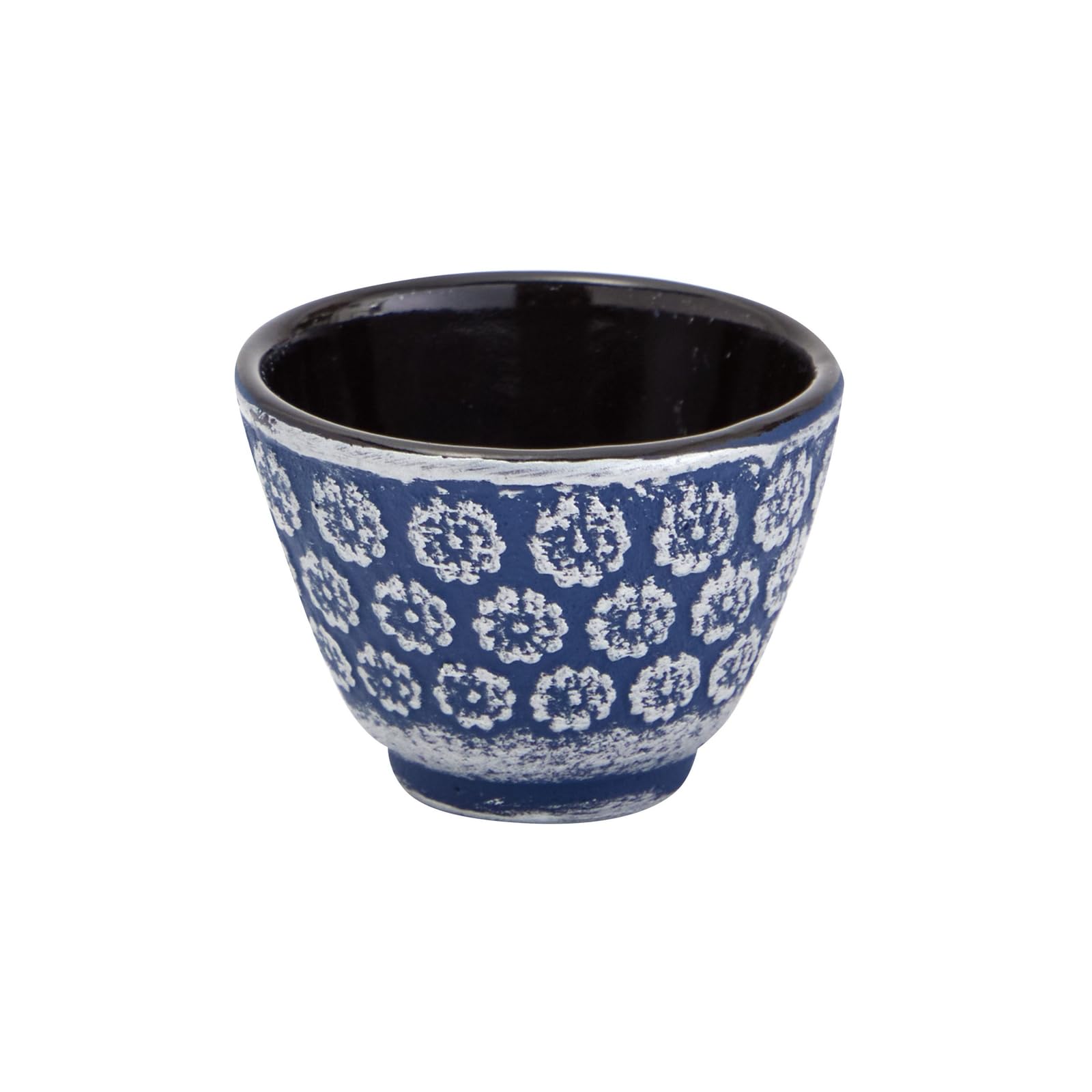 Classic Blue Cast Iron Tea Set - 32oz Pot with Infuser & 4 Cups
