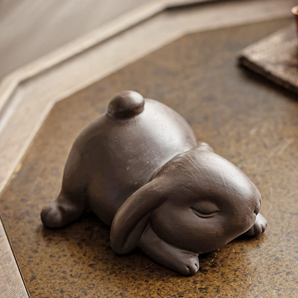 Small Rabbit Tea Companion - Ceramic Zisha Tea Pet for Tea Tray