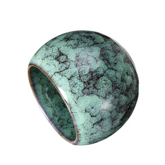 Glaze-Transformation Teacup - 5oz Handmade Ceramic Cup without Handle