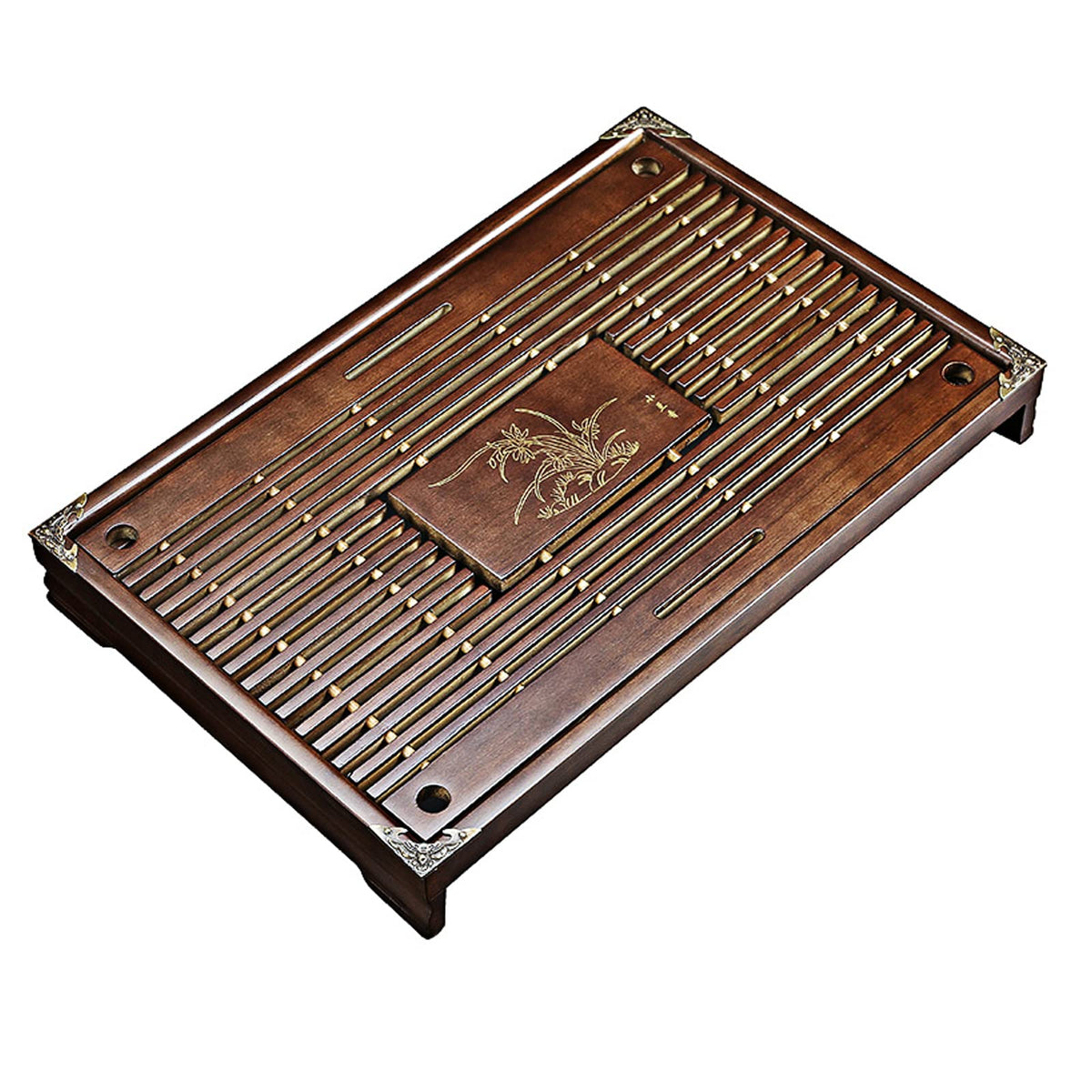 Wooden Gongfu Tea Table Set - Drawer-Type Drainage Tray