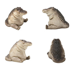 Small Crocodile Tea Companion - Resin Figurine for Tea Ceremony