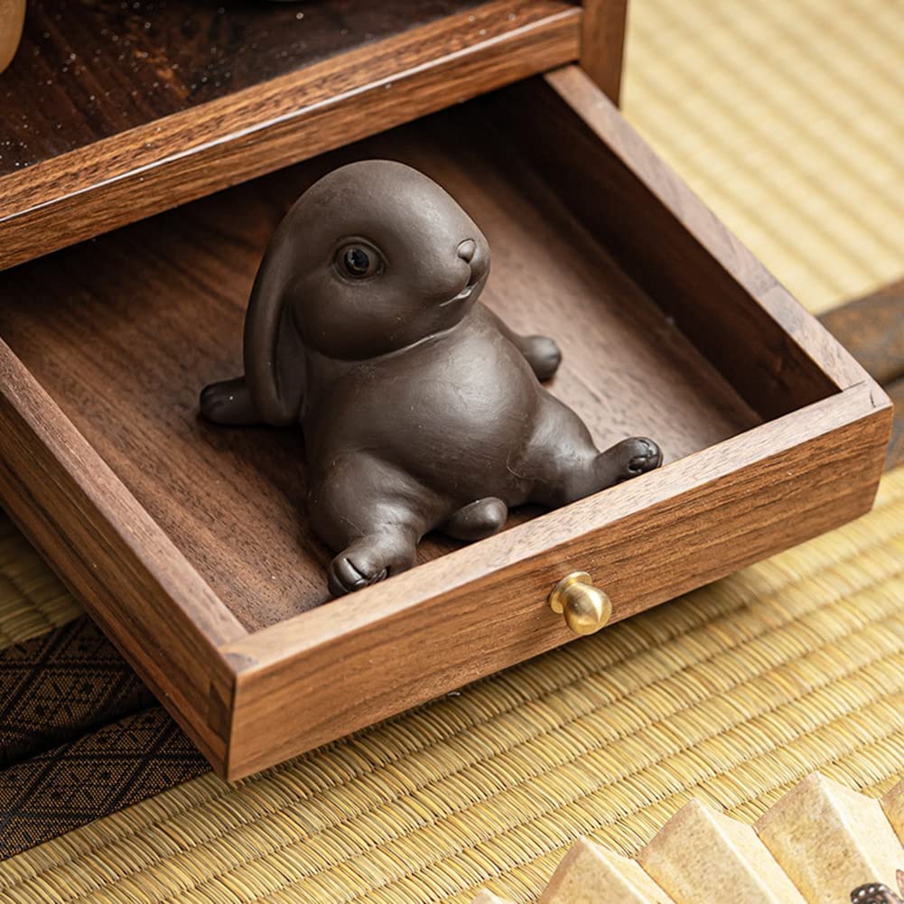 Small Rabbit Tea Companion - Ceramic Zisha Tea Pet for Tea Tray